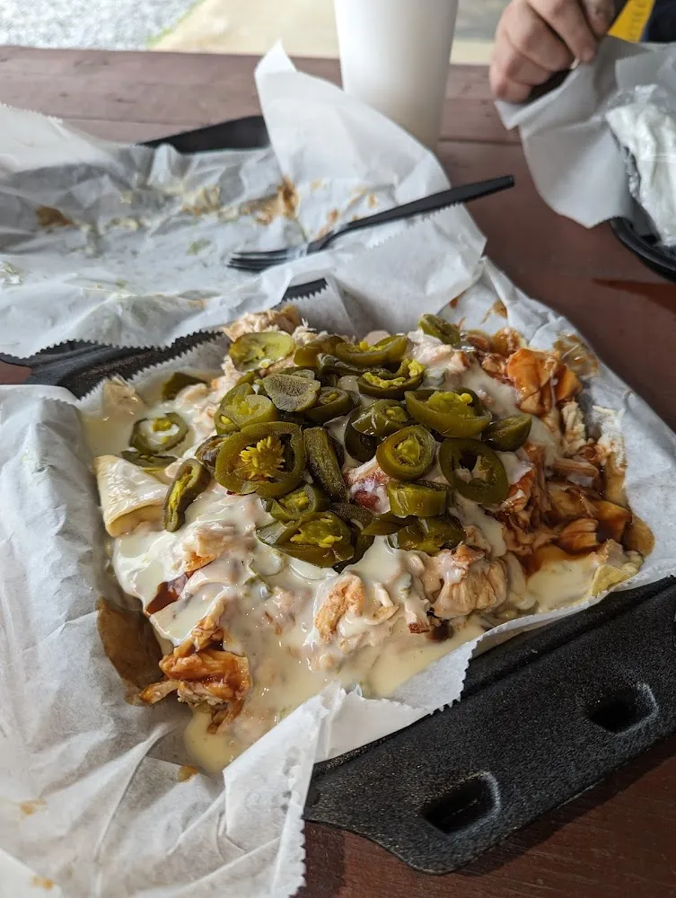 BBQ Nachos with Chicken